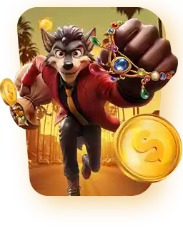 Bad Rich Wolf slot game artwork